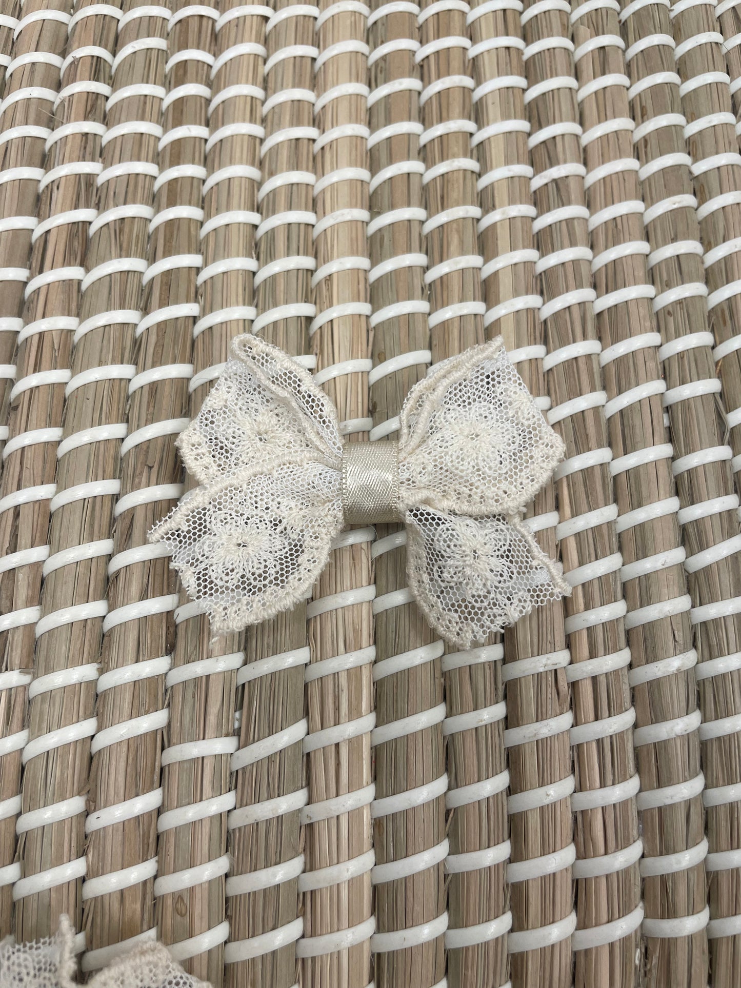 Embroidered bows