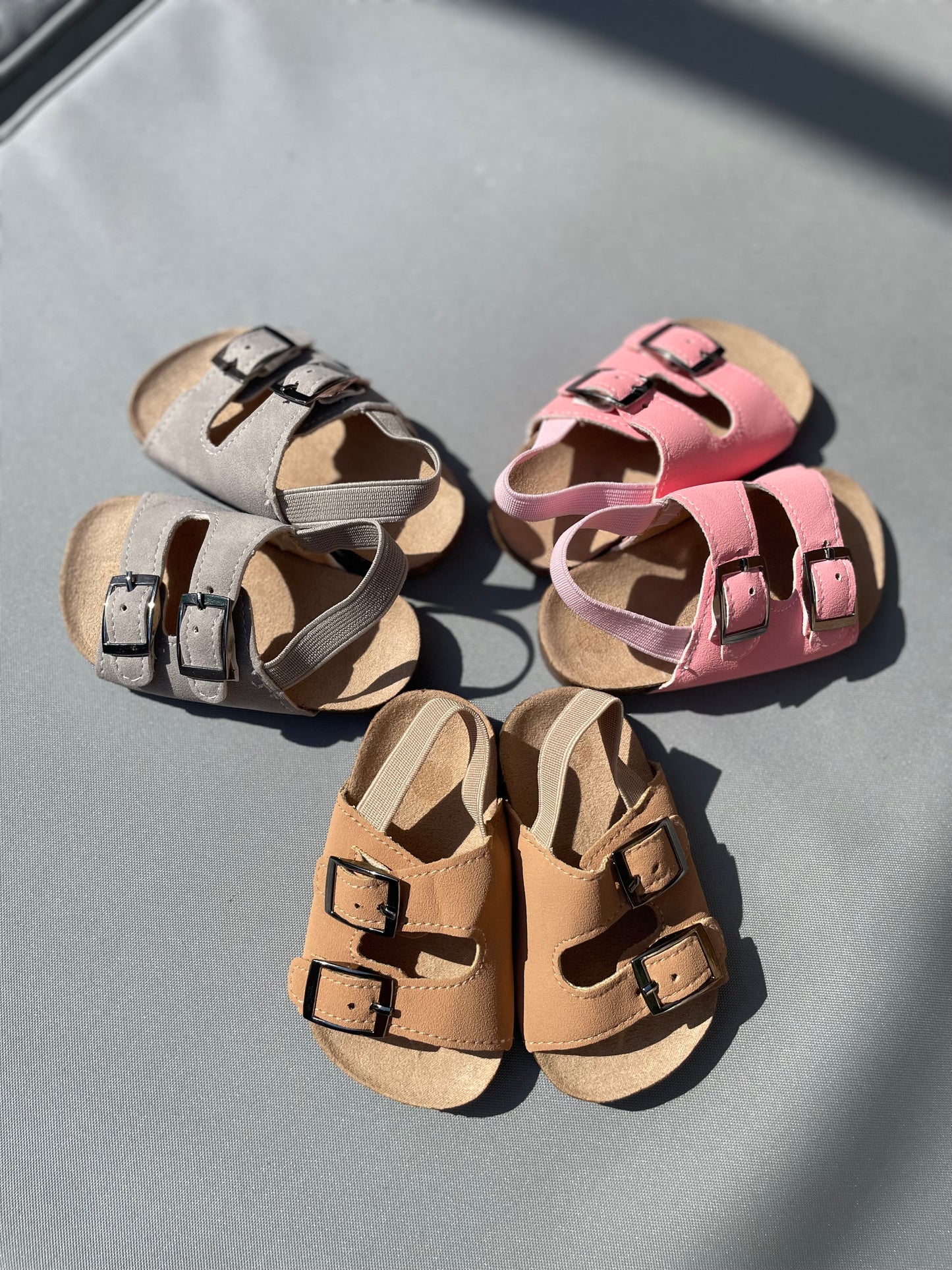 Slip on summer baby shoes