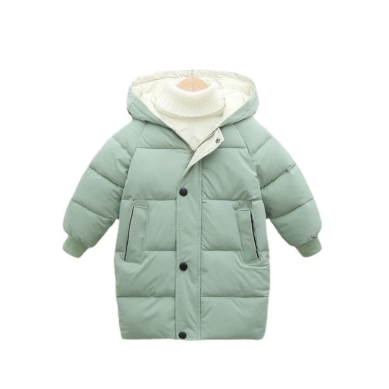 Padded parka coat