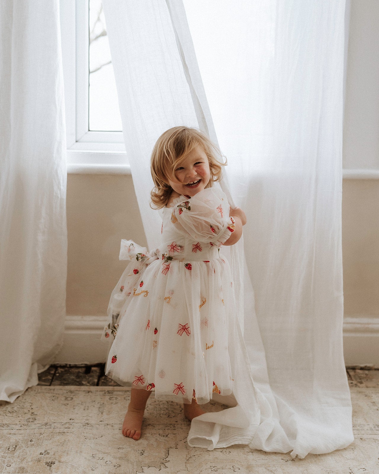 The Strawberry tulle dress