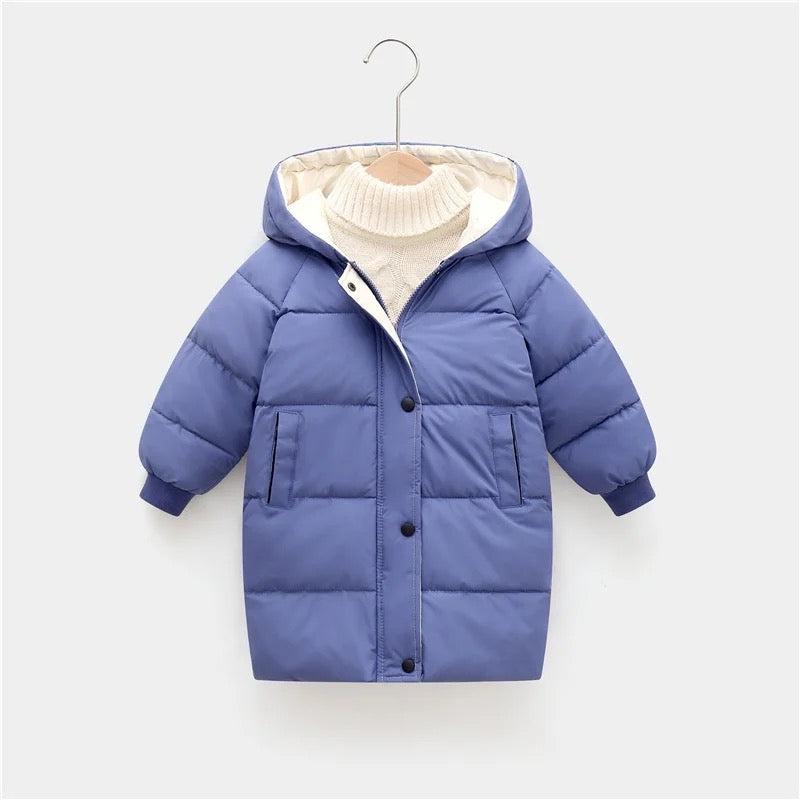 Padded parka coat