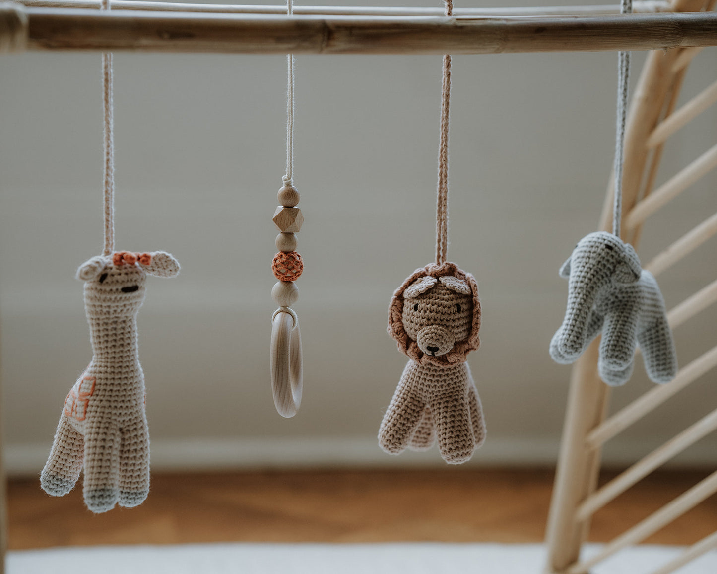 Animal crochet hanging toys