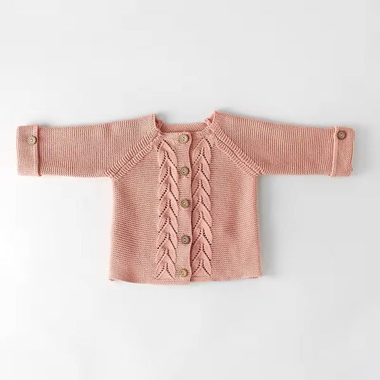 Pink cardigan