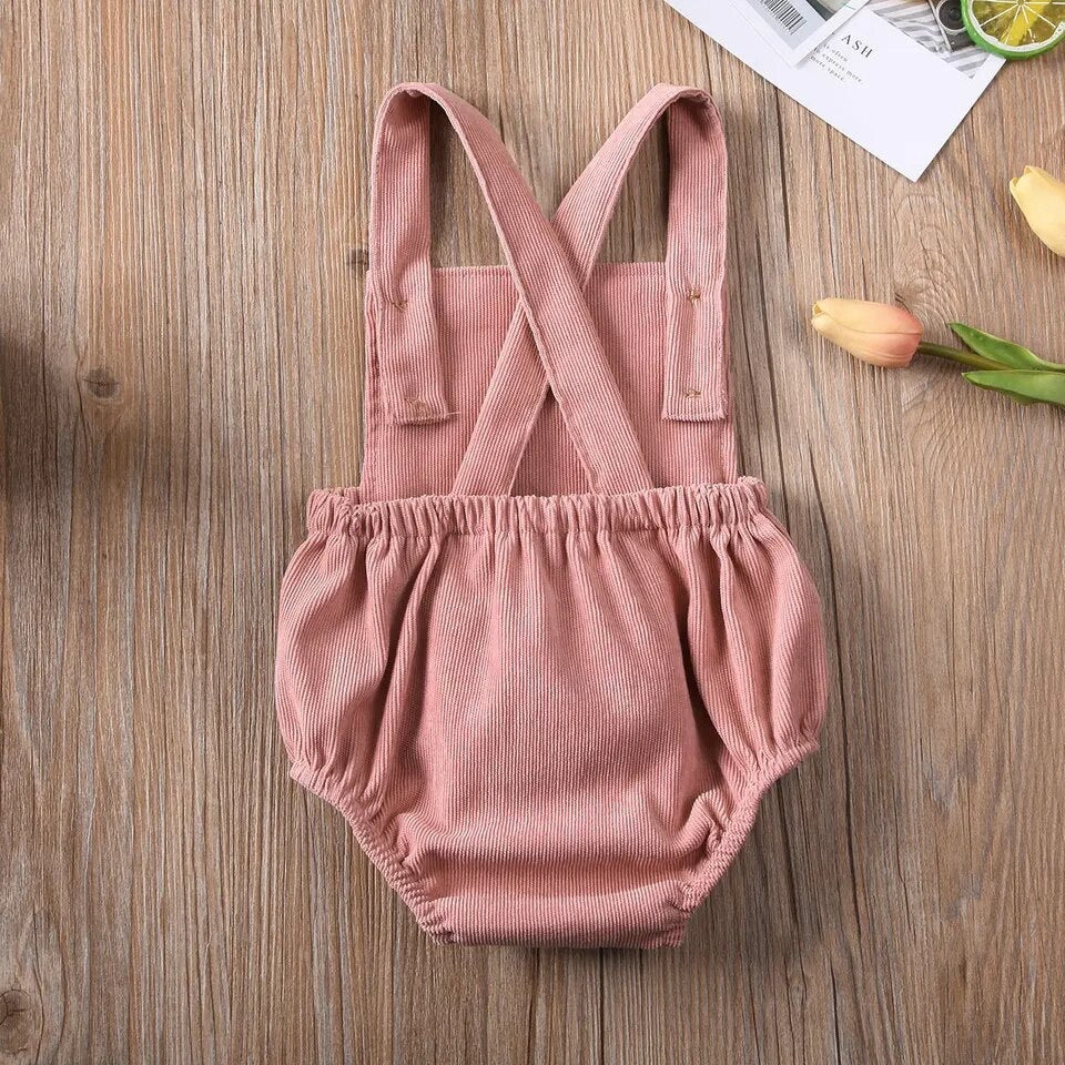 The personalised corduroy romper