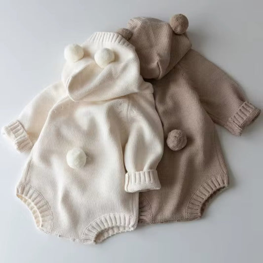 The knitted Bear romper