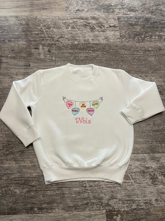 Personalised Happy hearts pyjamas