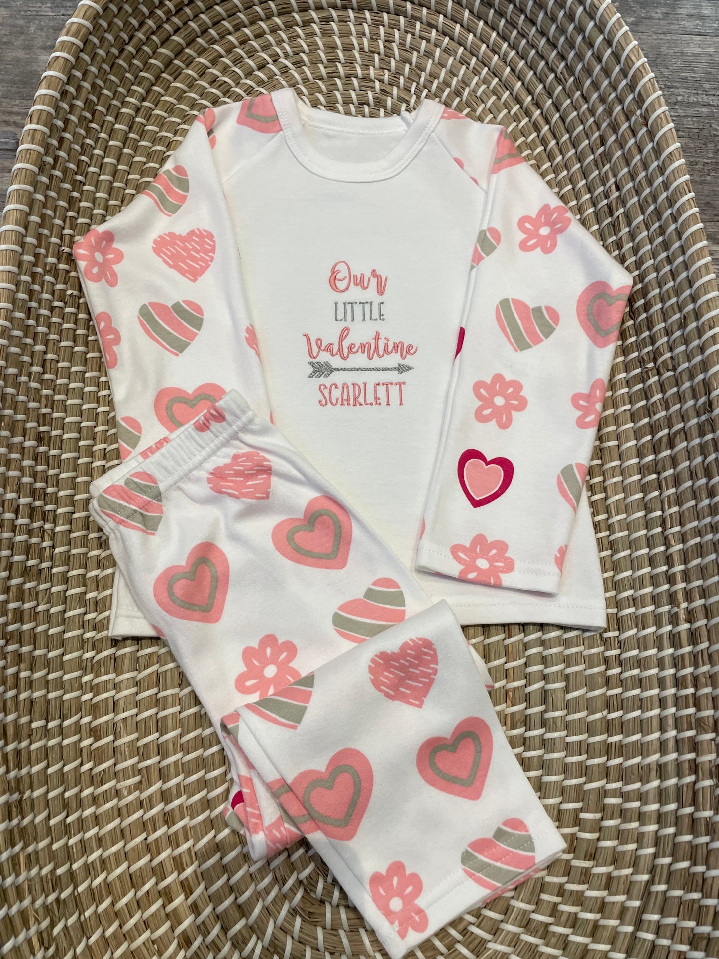 Personalised Valentines cotton T-shirts