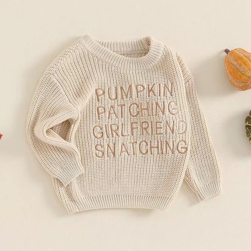 Pumpkin patching sweatshirt