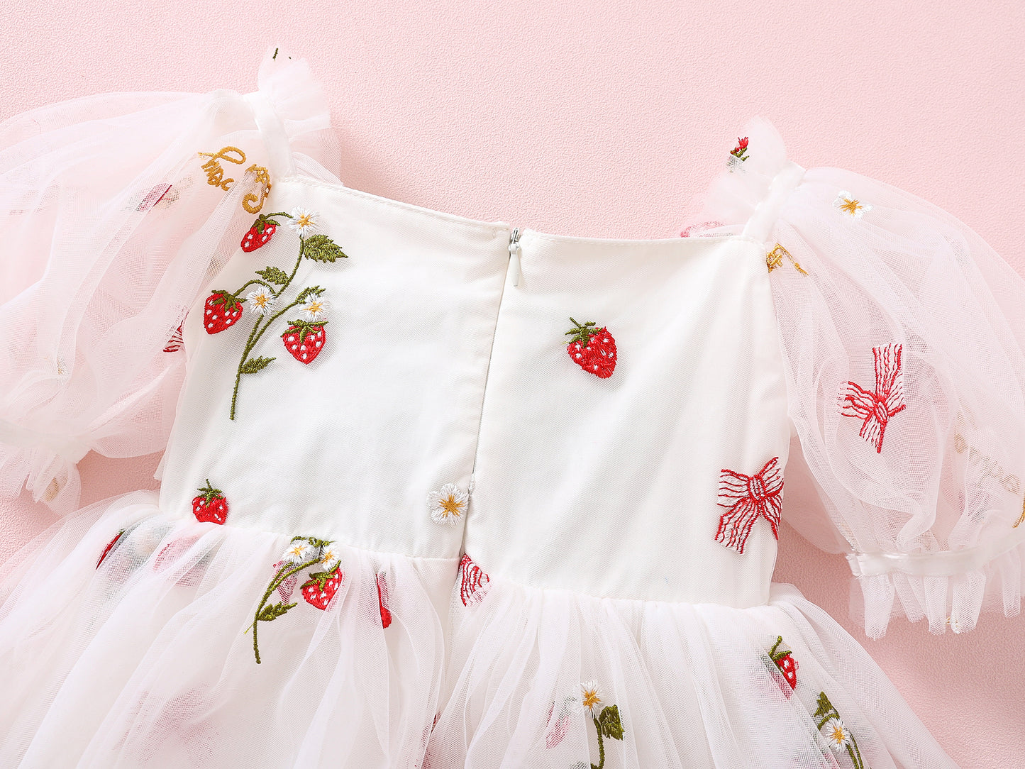 The strawberry tulle romper