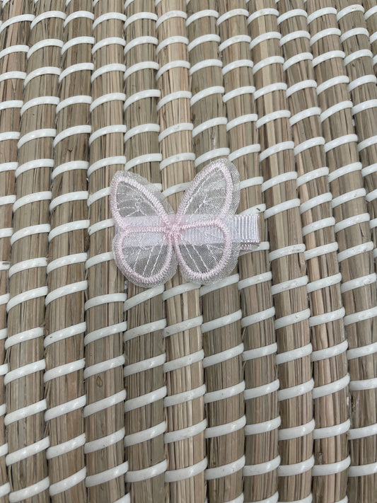 Embroidered Butterfly clips