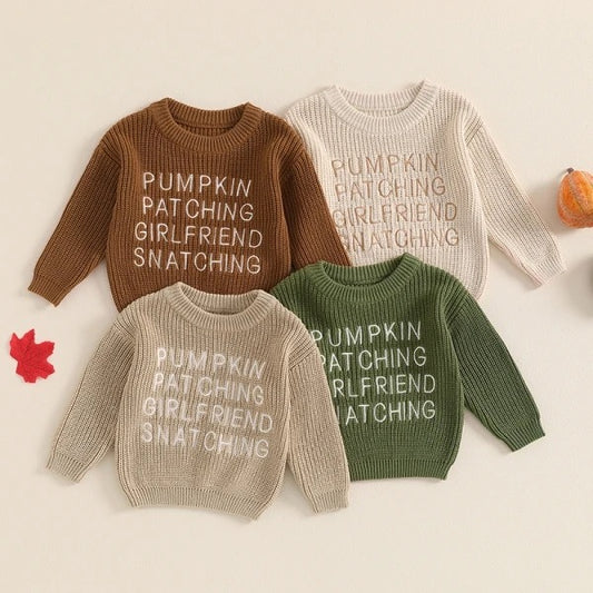 Pumpkin patching sweatshirt