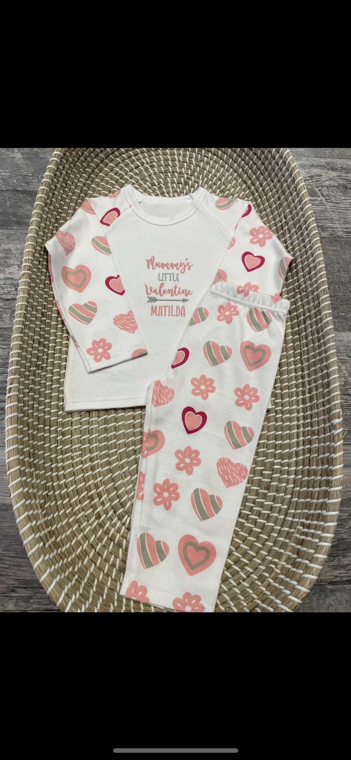 Personalised Valentines cotton T-shirts