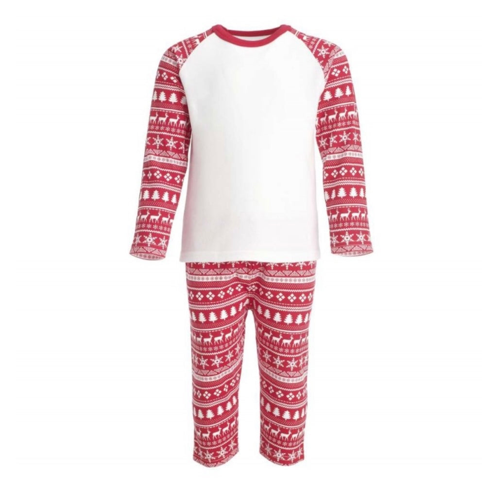 Personalised cotton matching family Christmas pyjamas - Adults