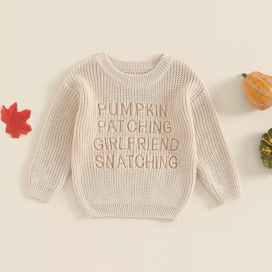 Pumpkin patching sweatshirt