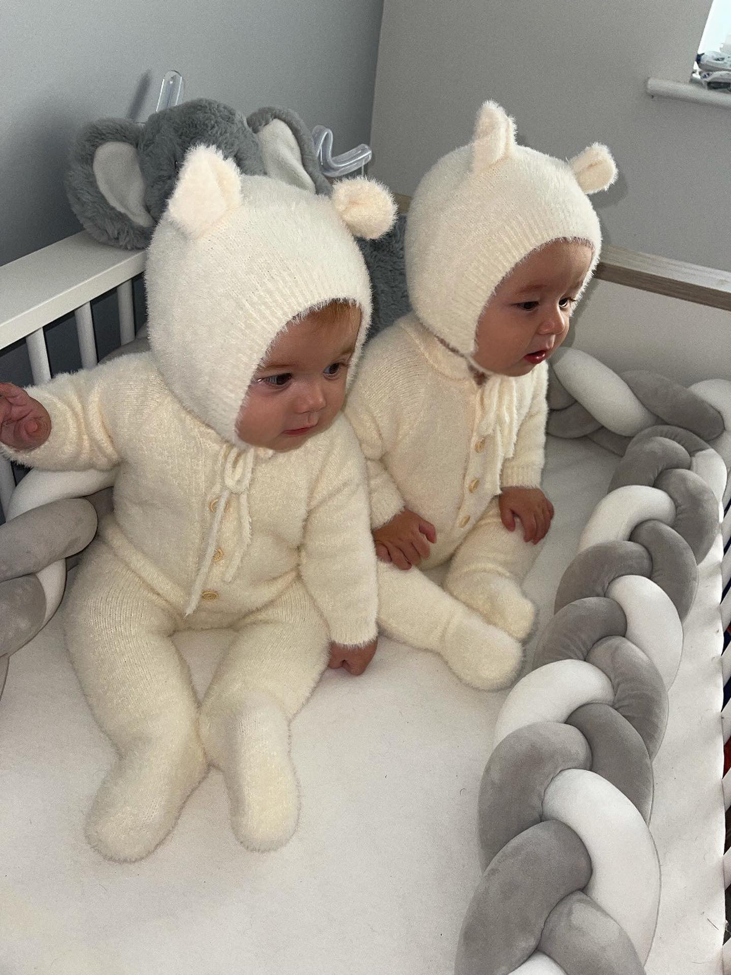 White furry onesie hot sale