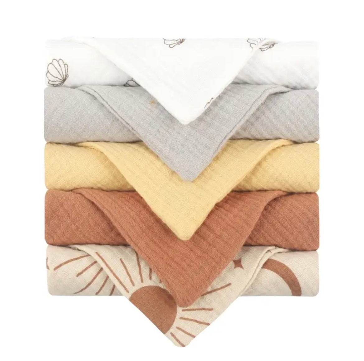 Muslin squares - 5pack