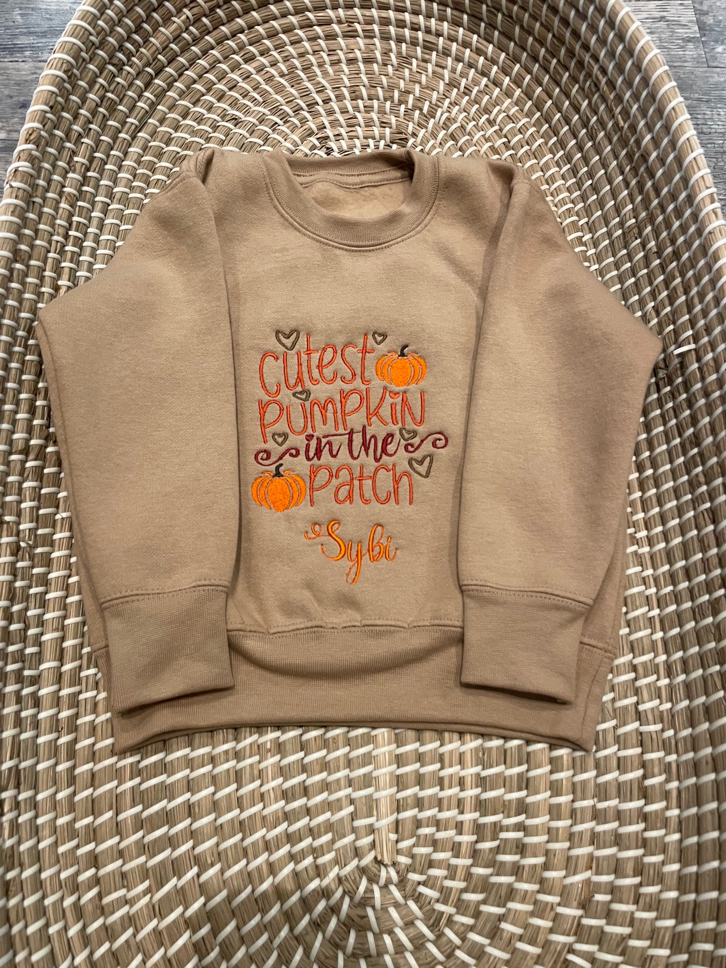 Personalised halloween sweatshirt