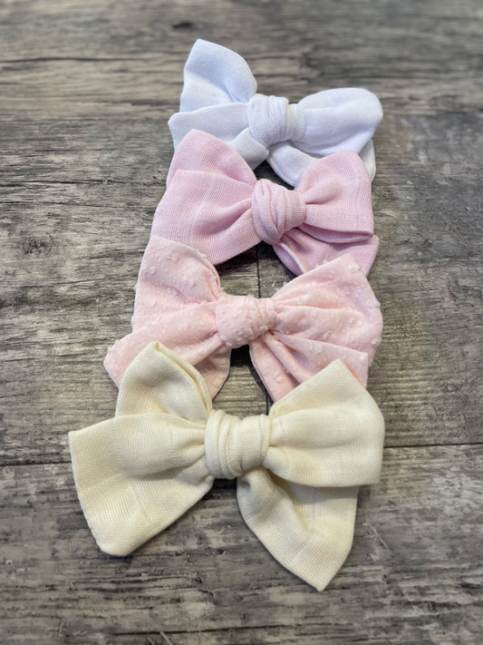 Large bow clips