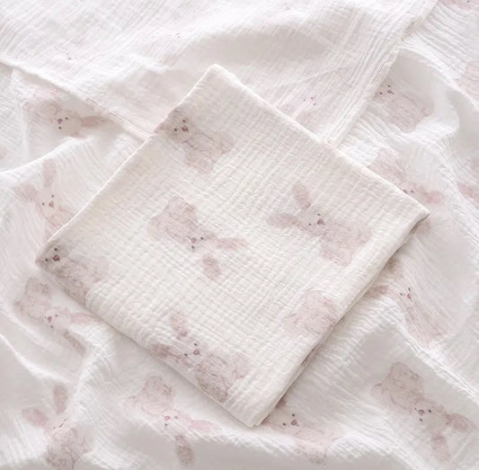 Bunny muslin blanket