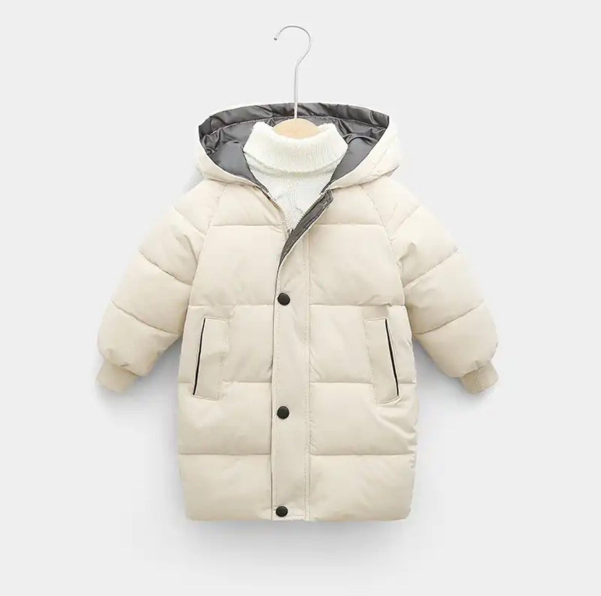 Padded parka coat