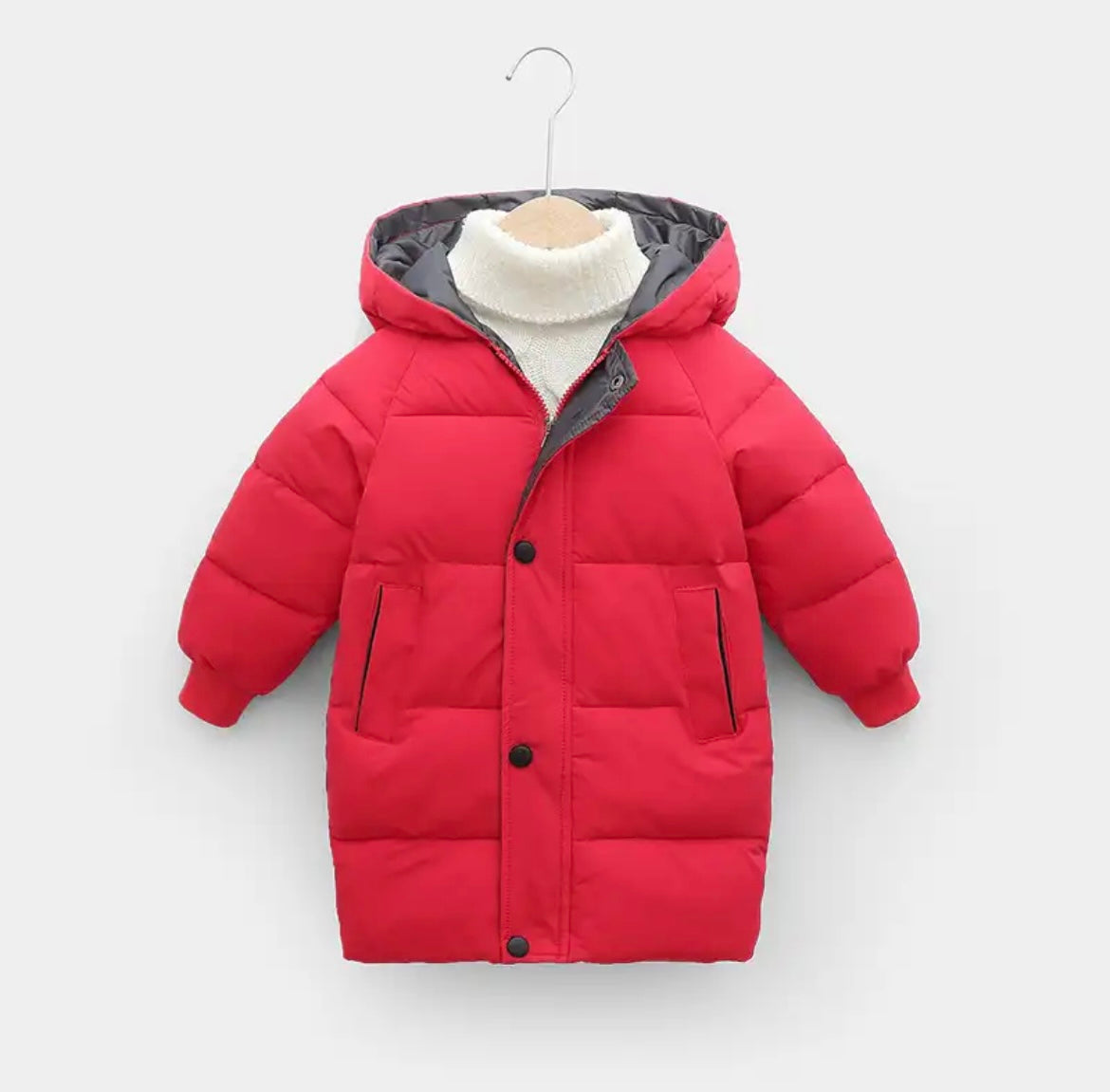 Padded parka coat