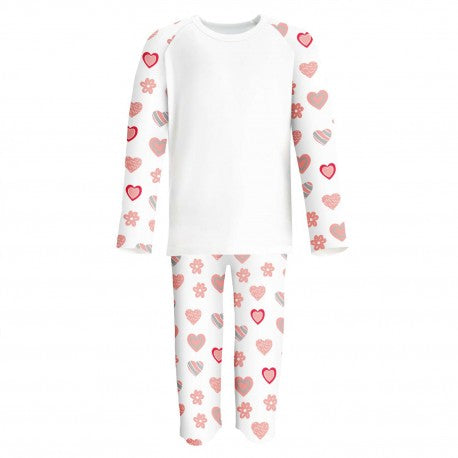 Personalised Valentines print pyjamas