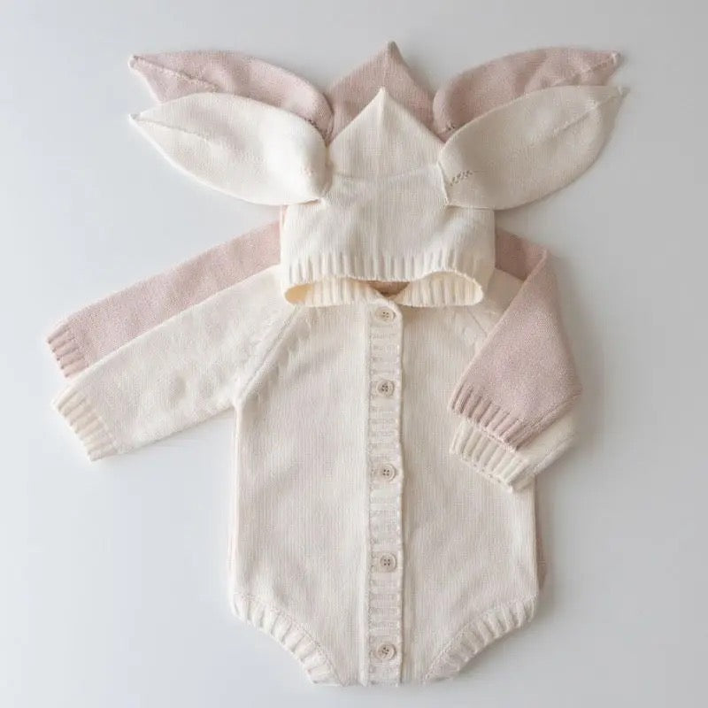 The knitted Bunny romper