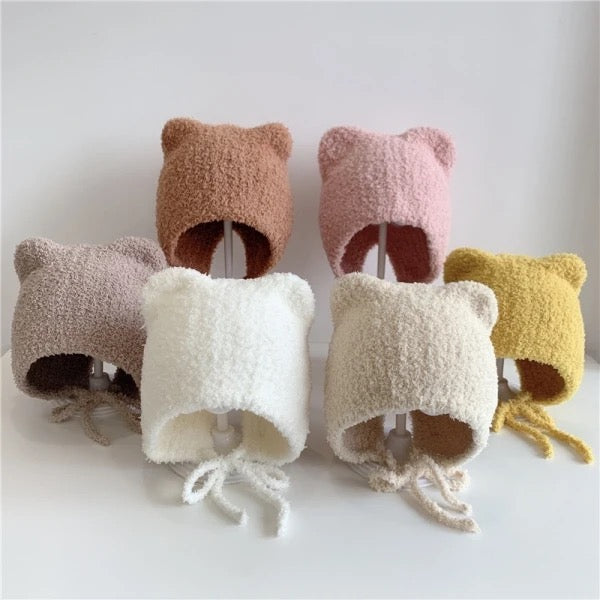 Plush ear hats