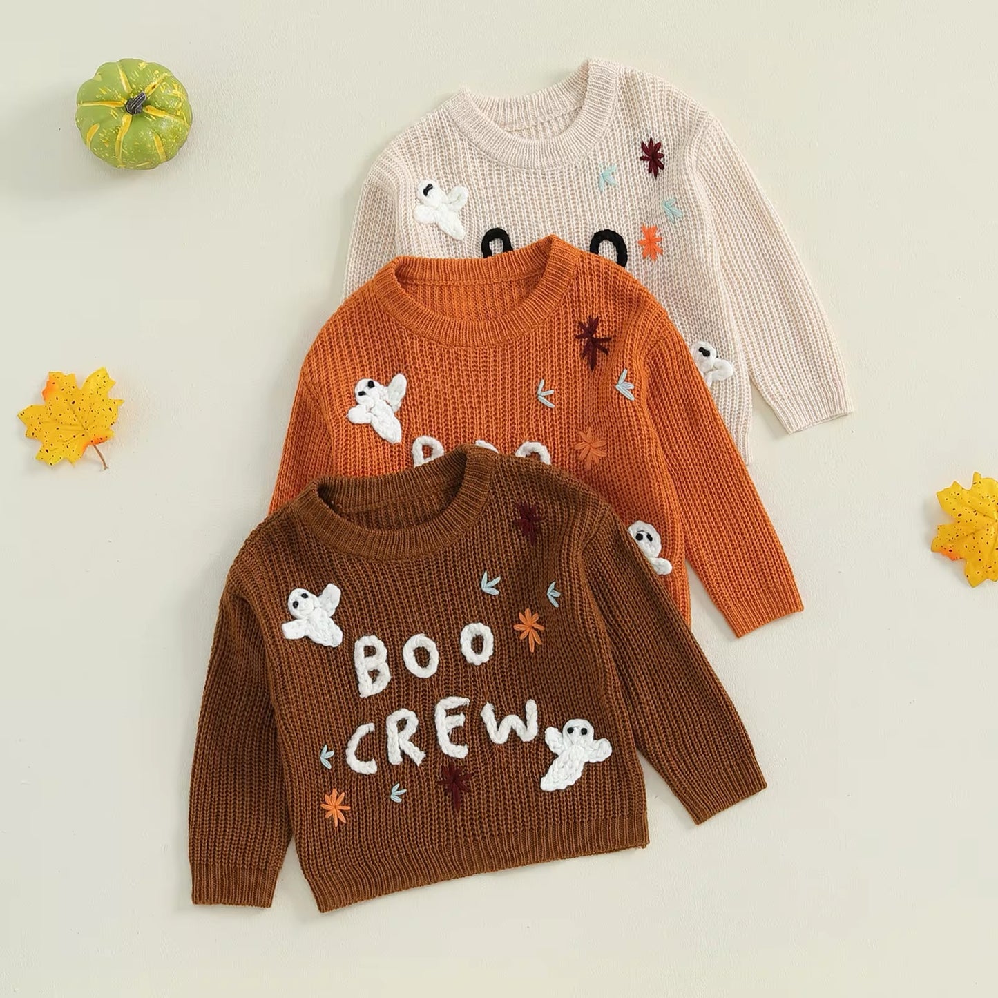 Boo crew knitted jumper