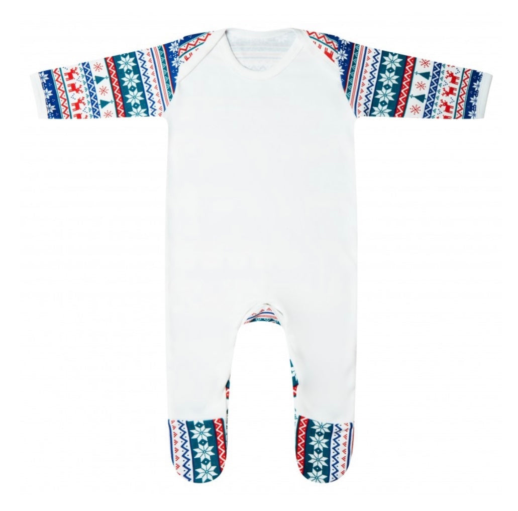 Personalised Christmas sleepsuits