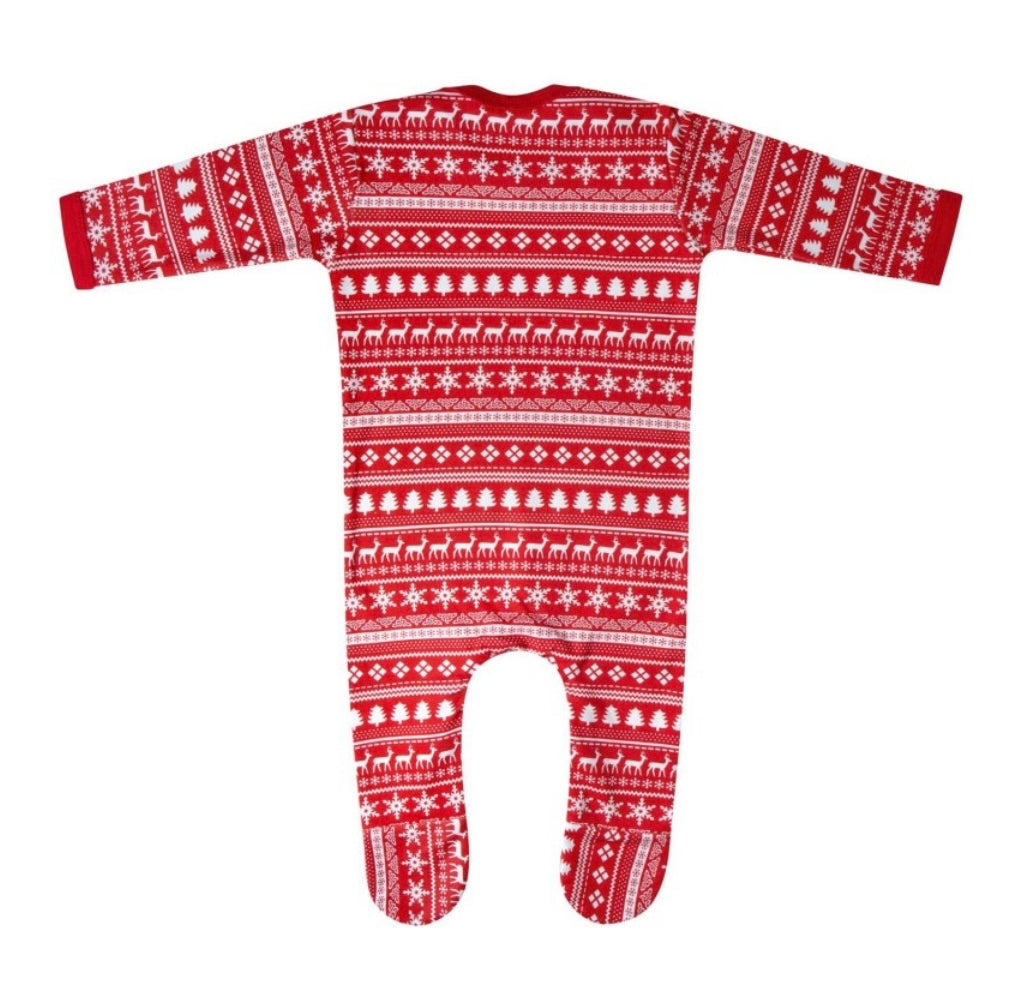 Personalised Christmas sleepsuits