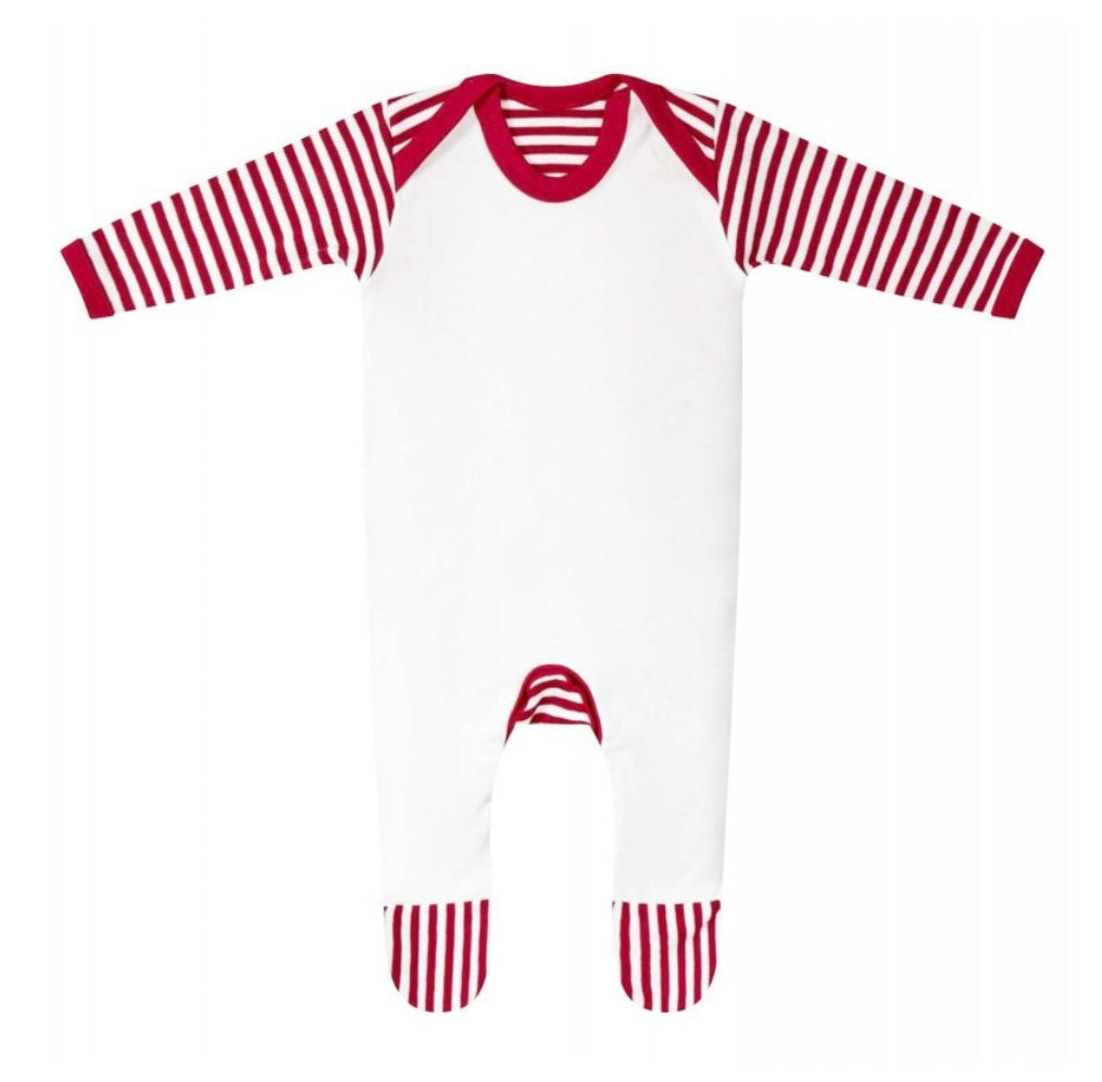 Personalised Christmas sleepsuits