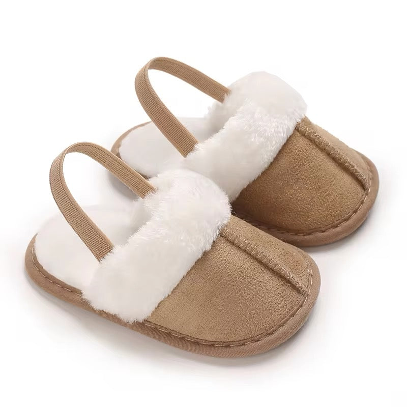 Fluffy baby slippers Matilda Rose children s wear