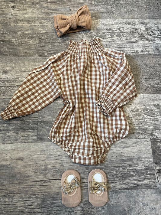 The gingham romper