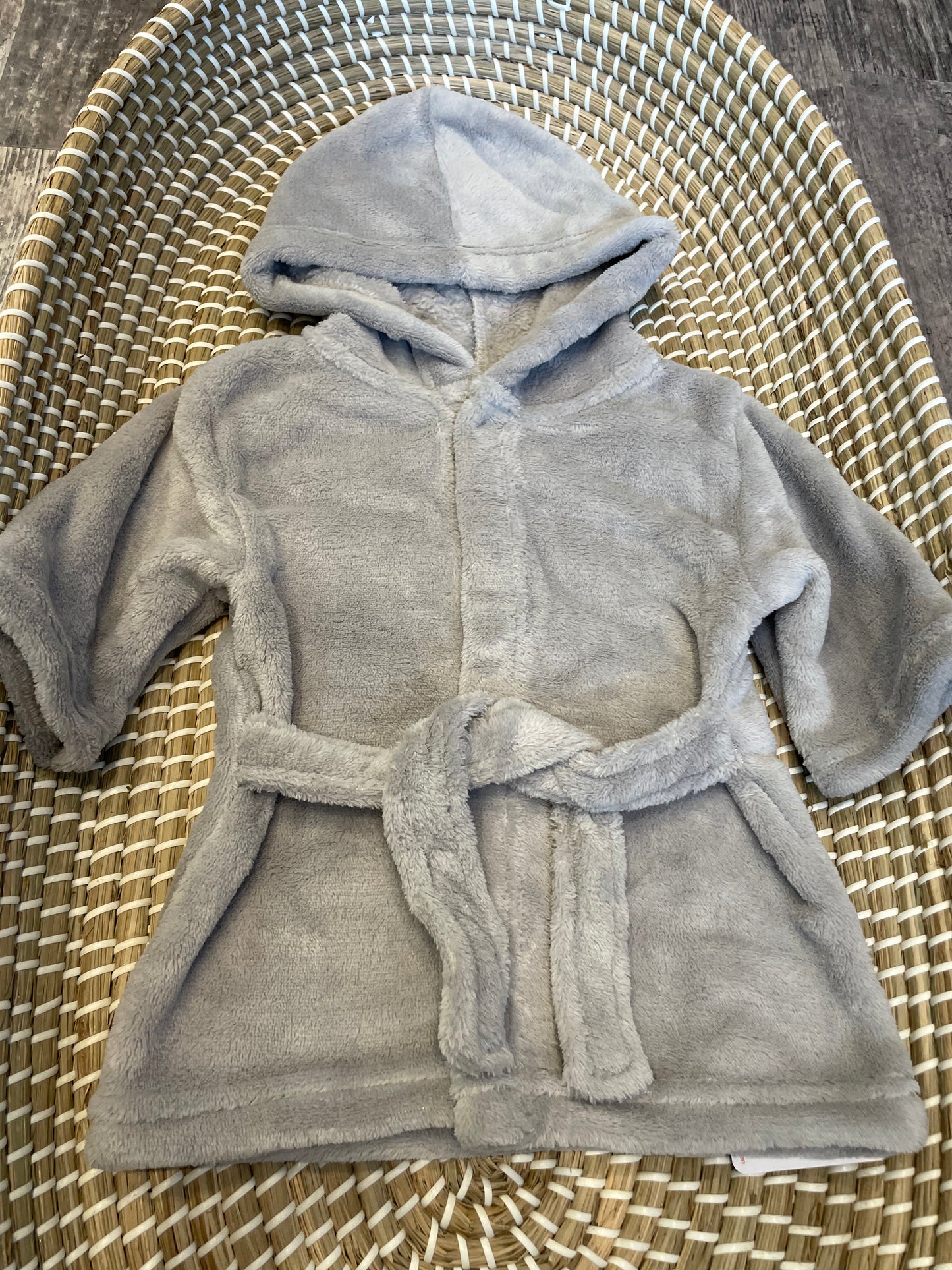 Personalised grey dressing gown