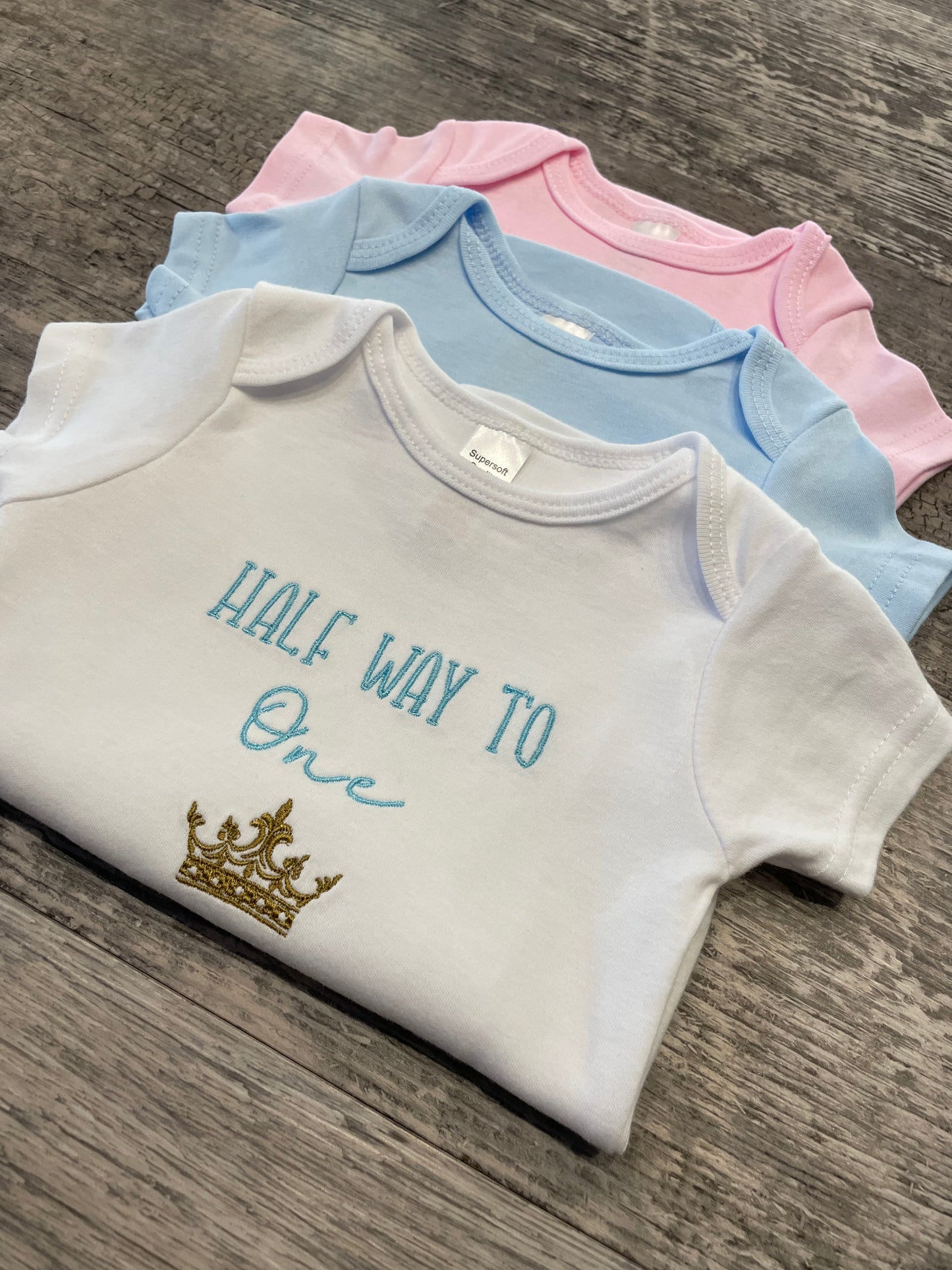 Personalised baby vests