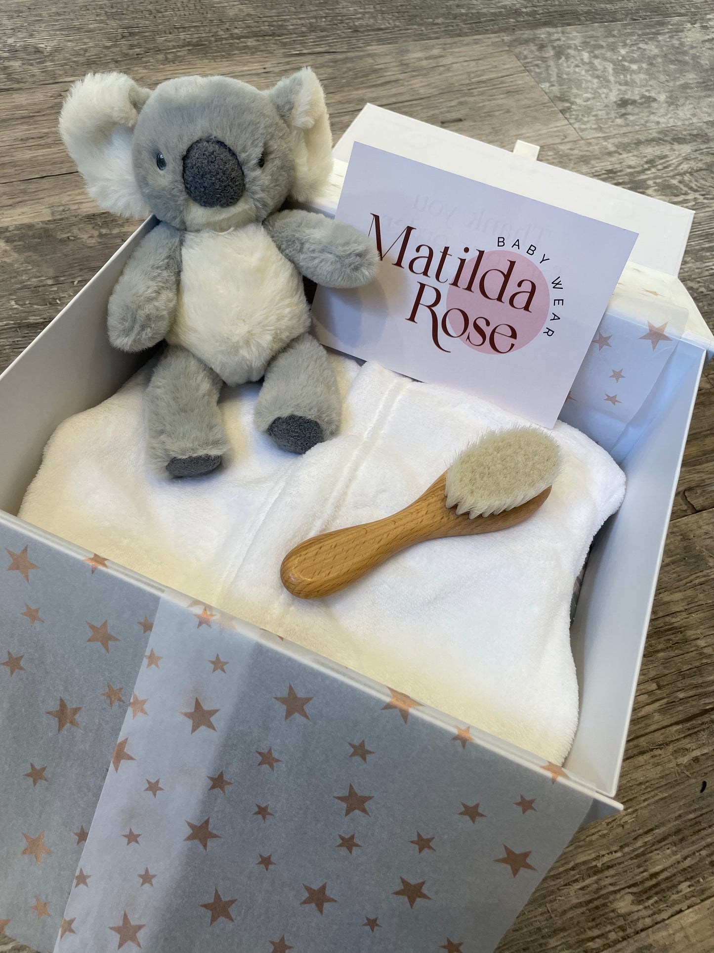 The Personalised dressing gown gift box