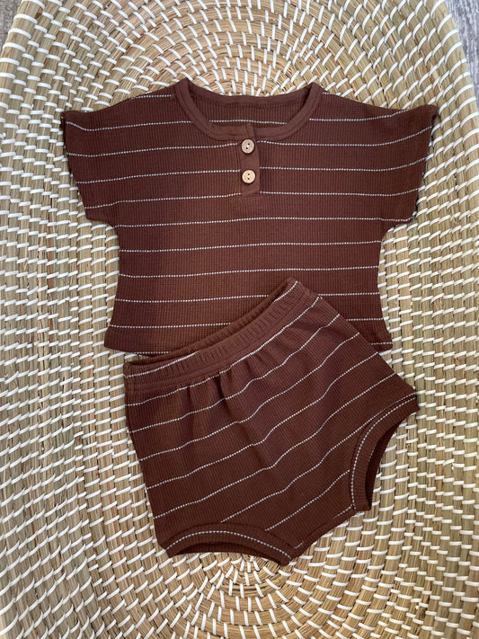 The Xander 2pc set - Chocolate