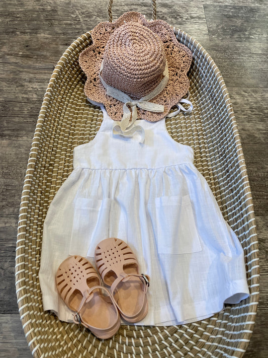 White cotton dress