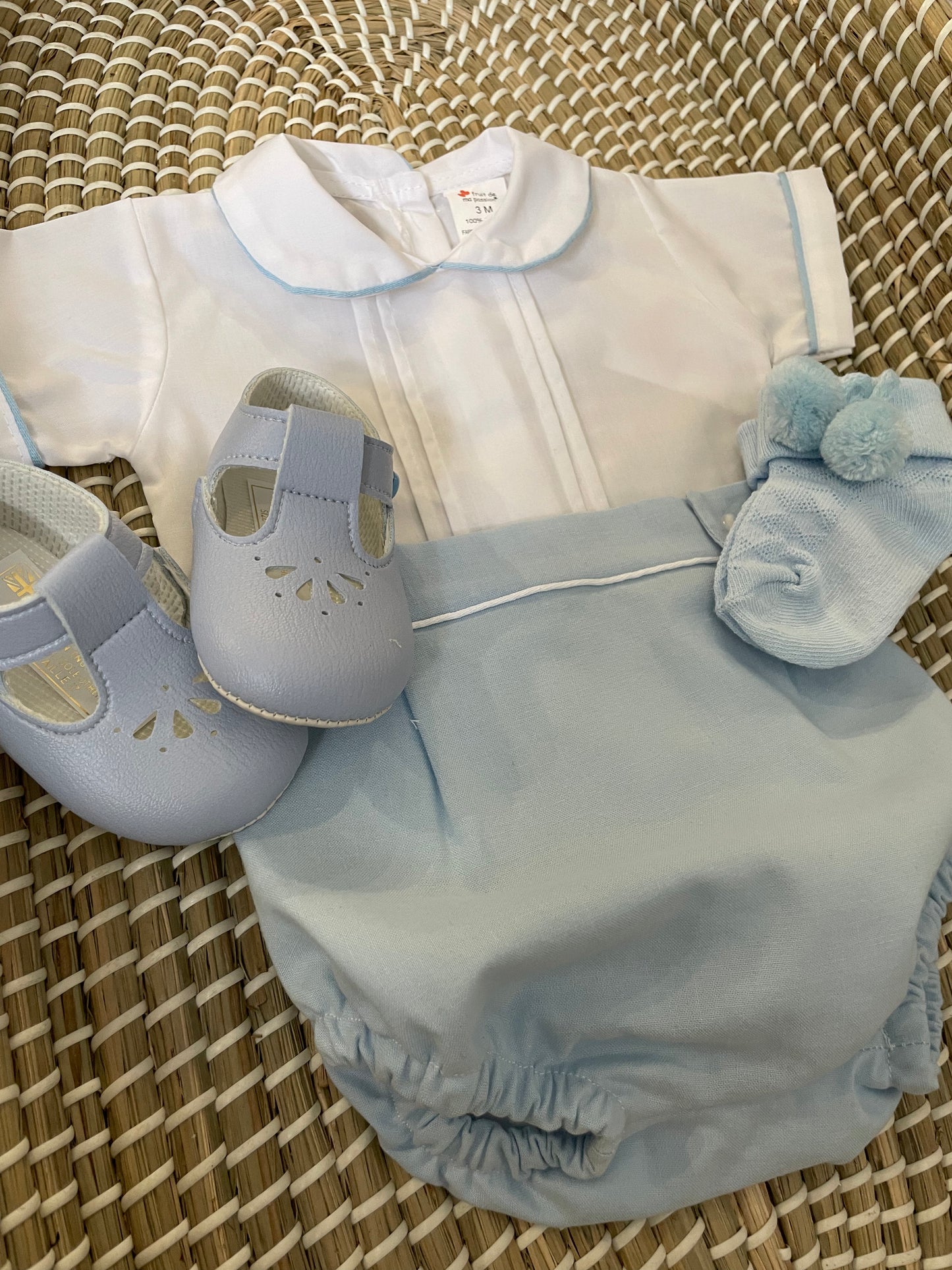 The Blue & White 2pc boys Set