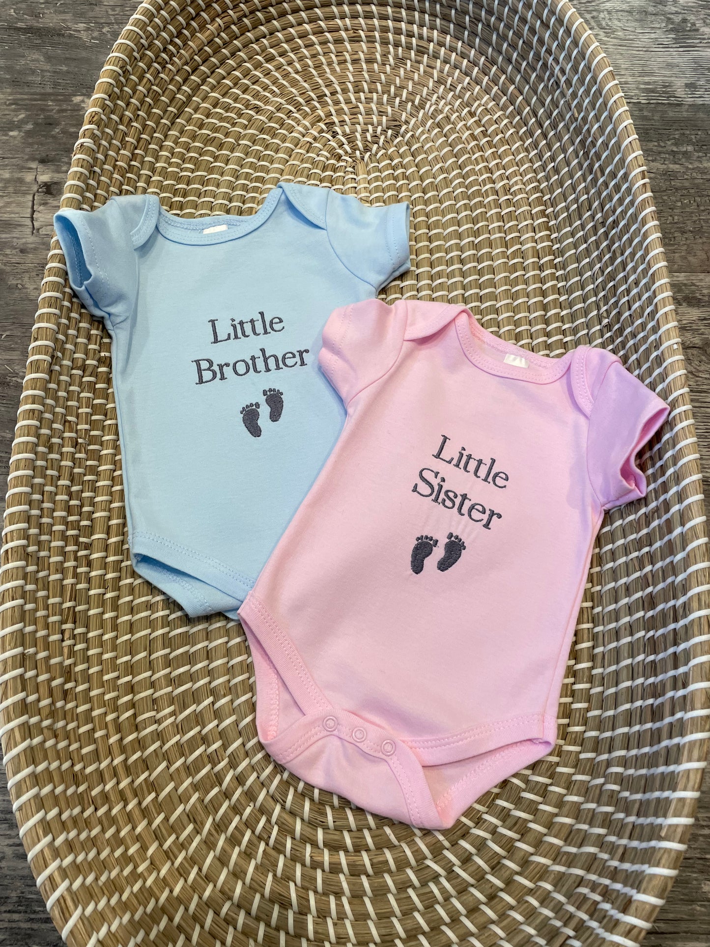 Personalised baby vests